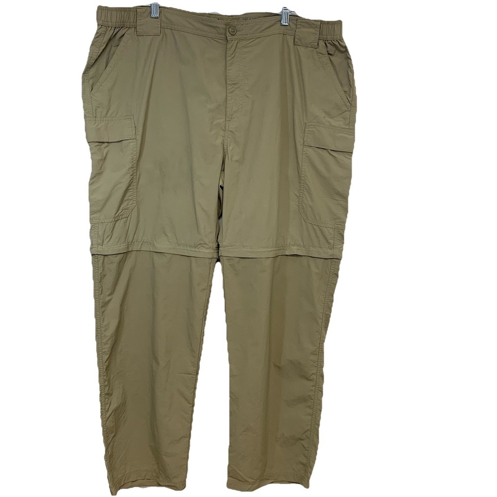 Mountain Club Convertible Cargo Pants Men 42 Nylon‎ Pockets Hiking Outdoor 30"
